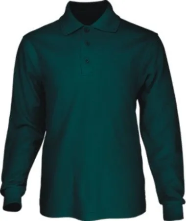 Bocini Mens Long Sleeve Basic Polo-(CP1401)