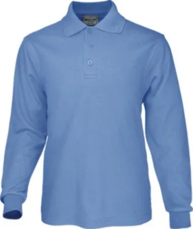 Bocini Mens Long Sleeve Basic Polo-(CP1401)