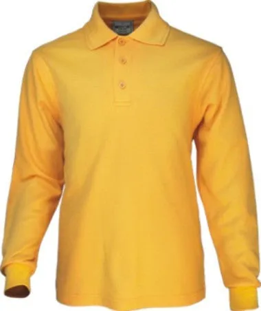 Bocini Mens Long Sleeve Basic Polo-(CP1401)