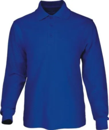 Bocini Mens Long Sleeve Basic Polo-(CP1401)