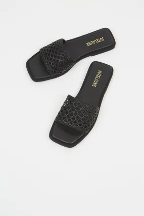 Braided Sandals Black