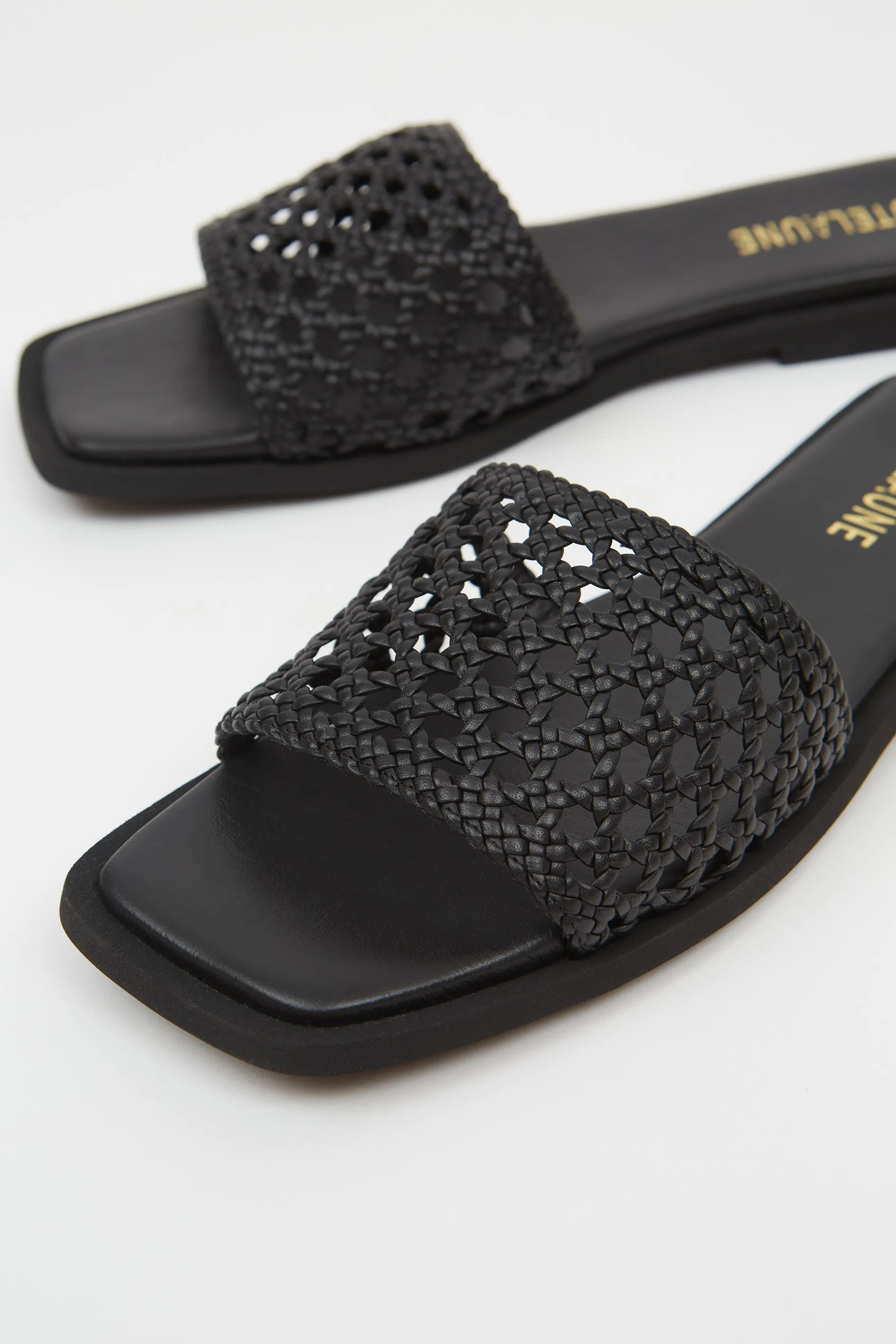 Braided Sandals Black