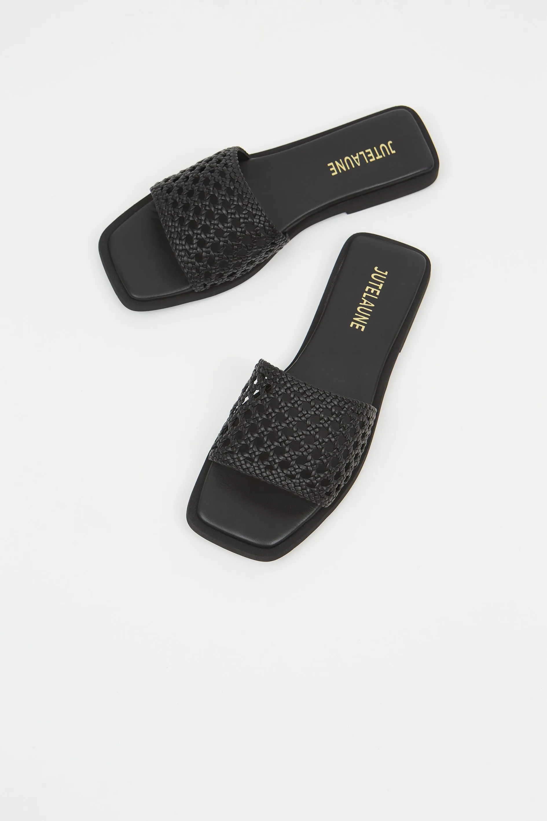 Braided Sandals Black