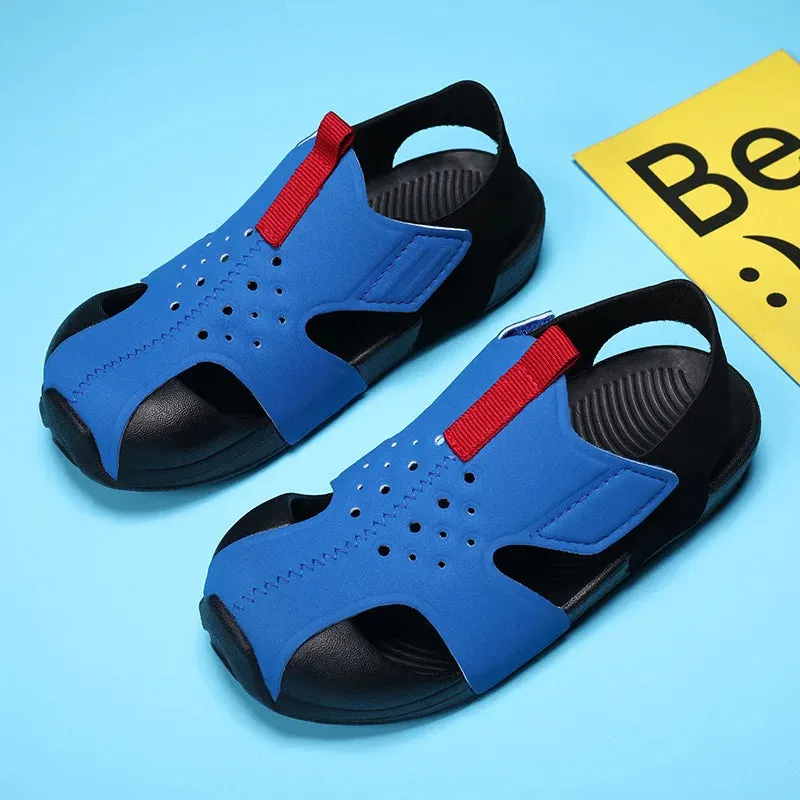 Candy-colored Hollow-out Fashion Sandals for Kids