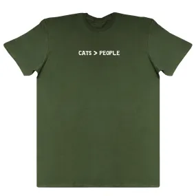 Cats Greater Than People - New Style Huge Comfy T-Shirt