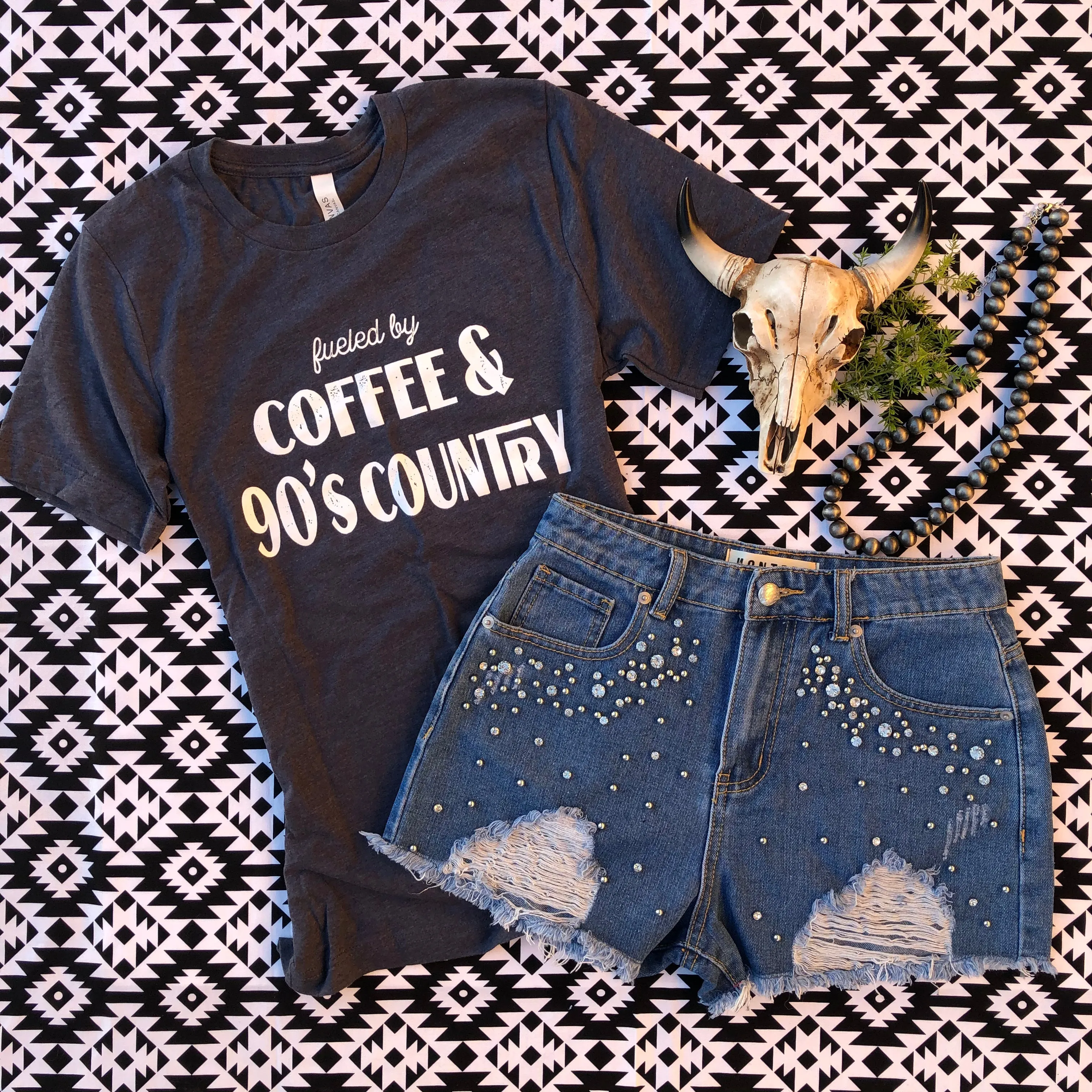 Coffee & 90s Country Tee