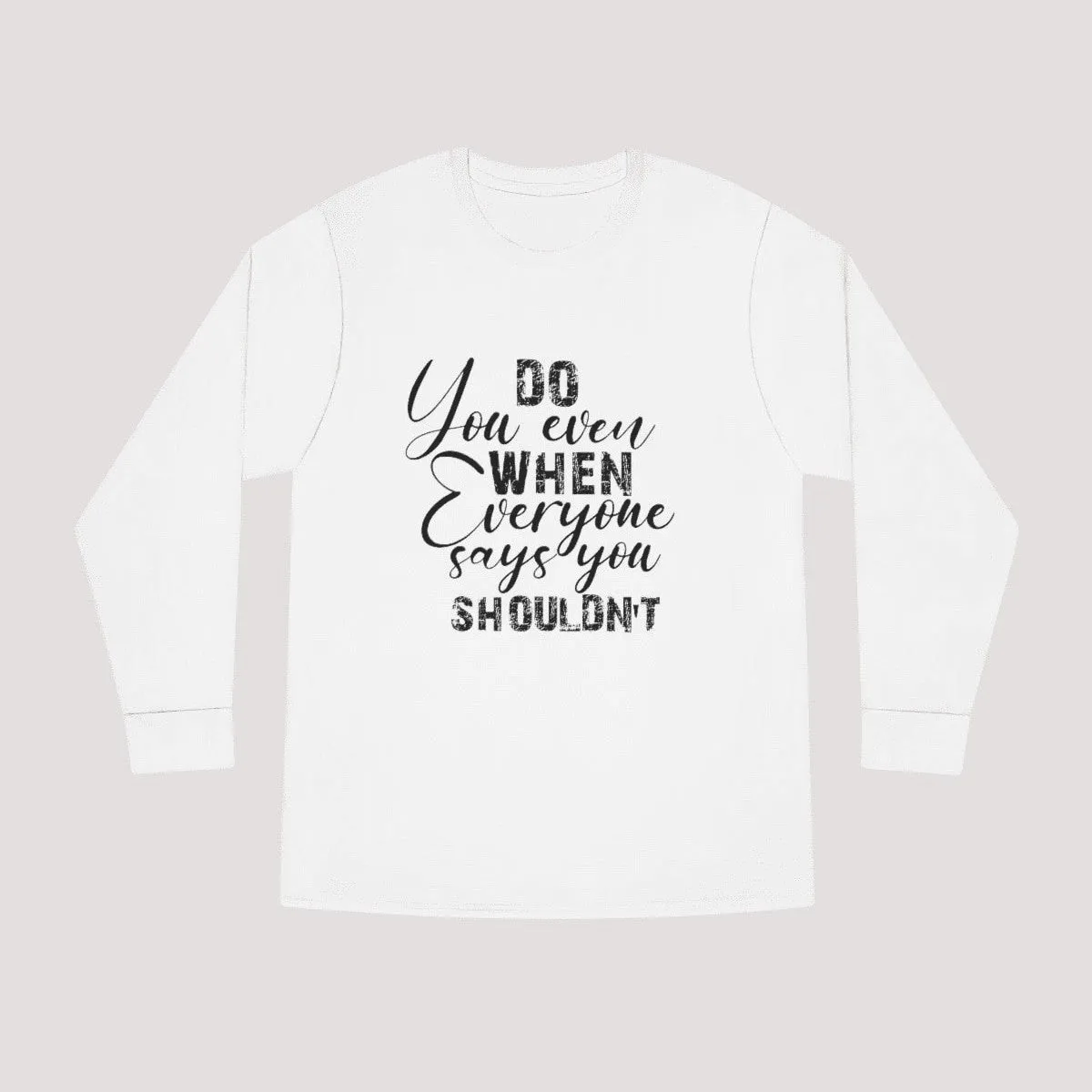 Comfy Long Sleeve Crewneck Tee