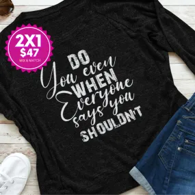 Comfy Long Sleeve Crewneck Tee