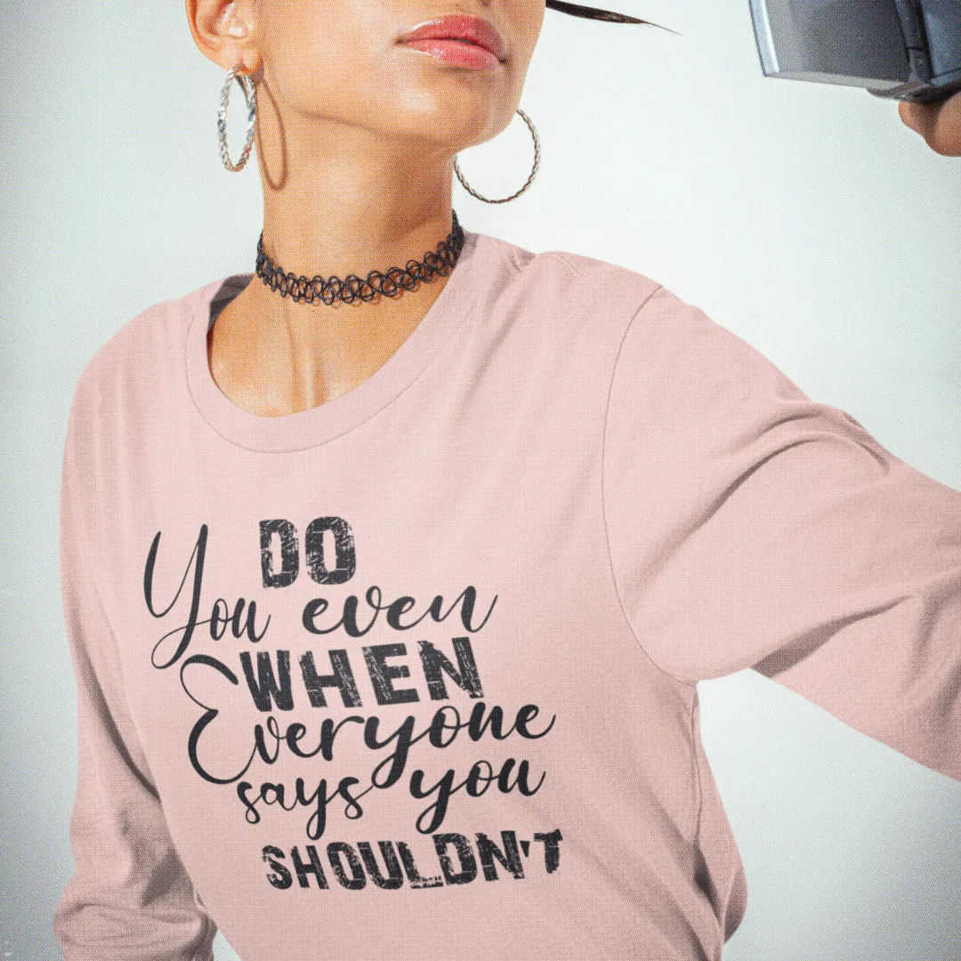 Comfy Long Sleeve Crewneck Tee