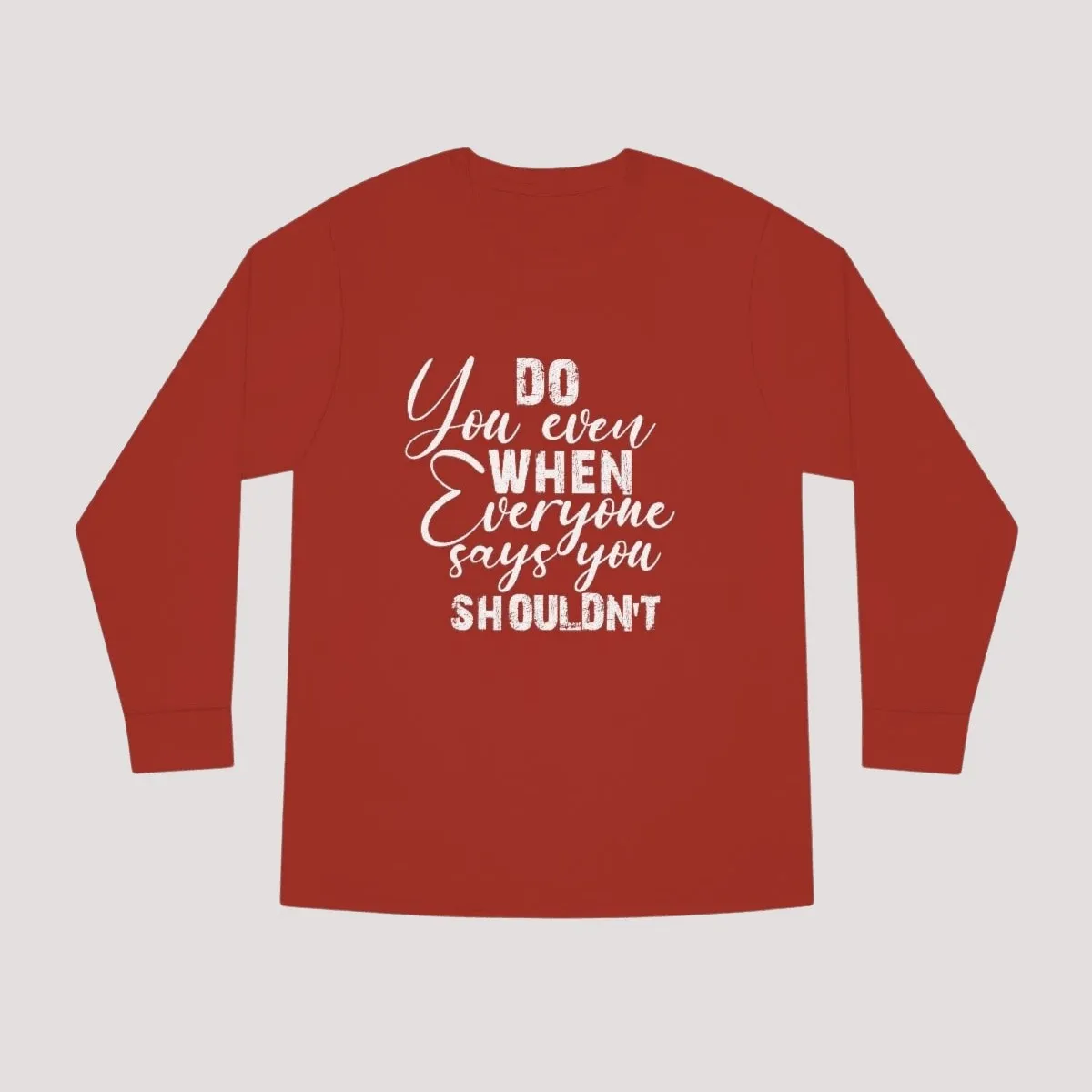 Comfy Long Sleeve Crewneck Tee