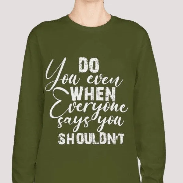 Comfy Long Sleeve Crewneck Tee