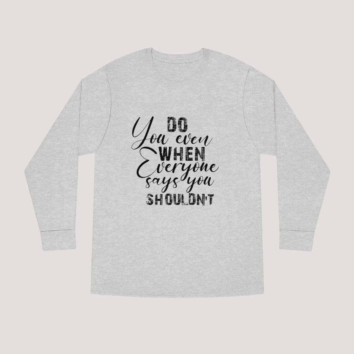 Comfy Long Sleeve Crewneck Tee