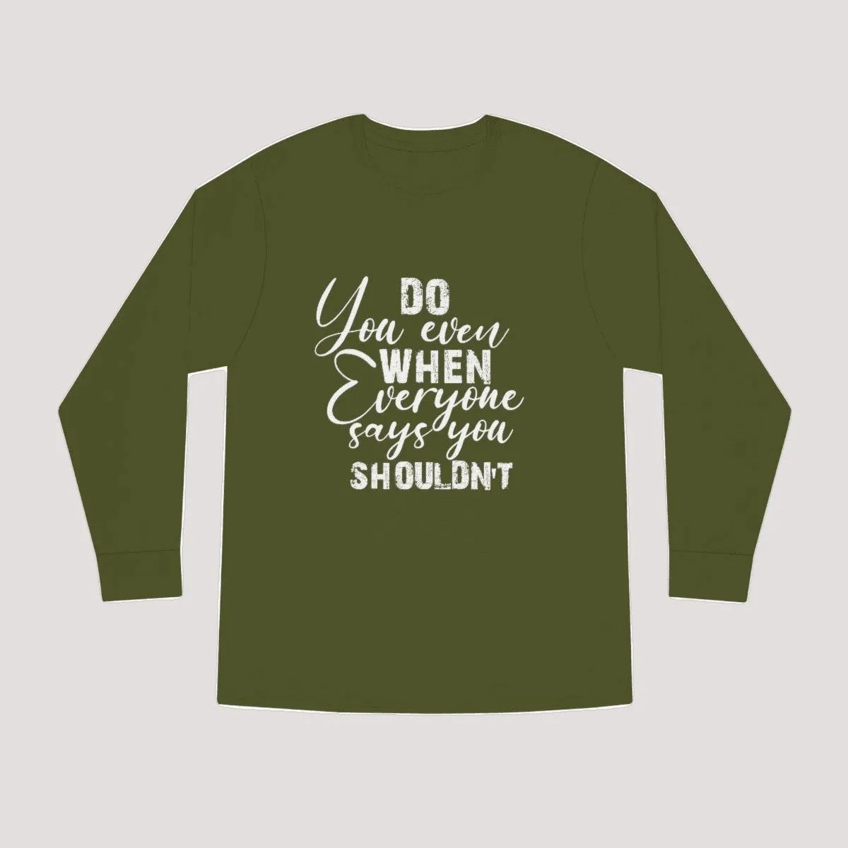 Comfy Long Sleeve Crewneck Tee