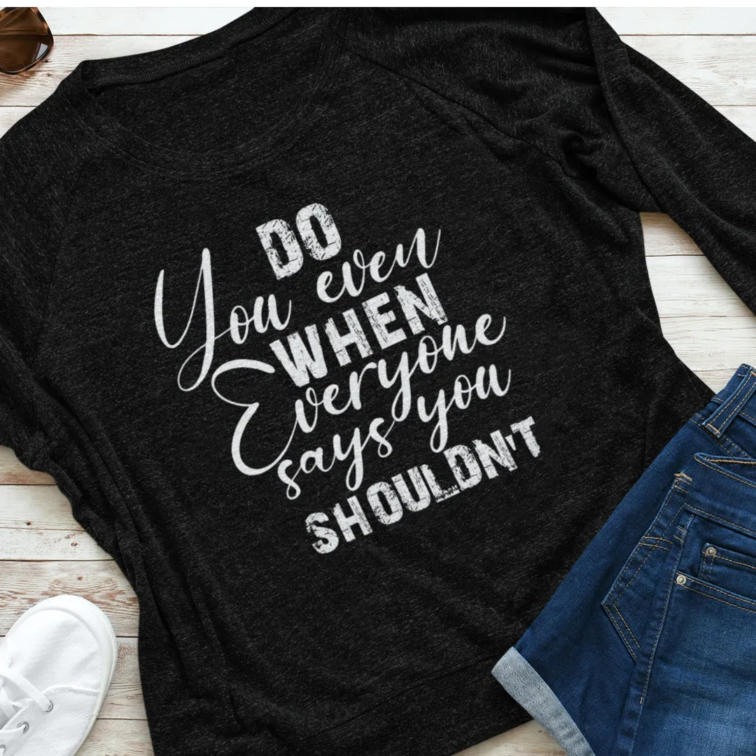 Comfy Long Sleeve Crewneck Tee