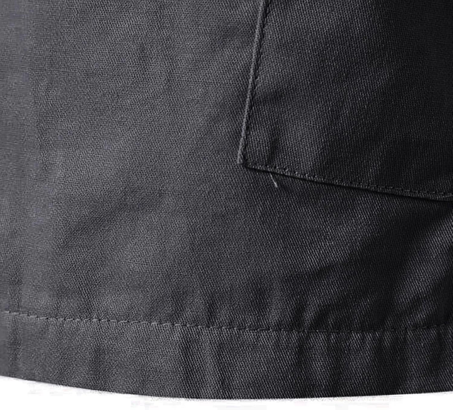 CRNTCEM Drawstring Casual Cargo Shorts for Men Summer Outdoor Twill Chinos Short Relaxed Fit Cotton Work Shorts with Pocket