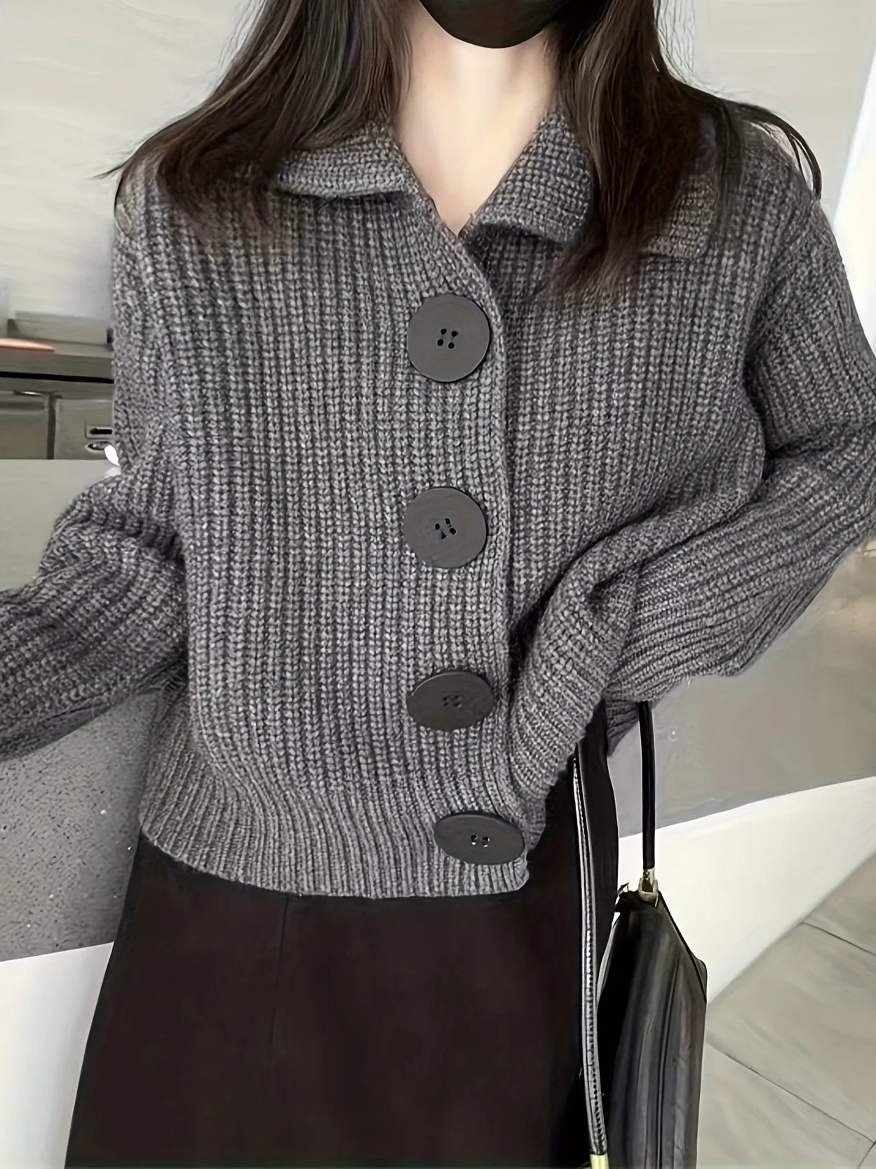 Elara Knit | Ribbed Cardigan