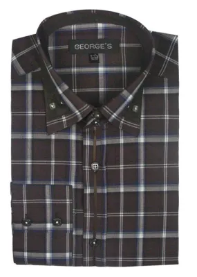 Fortino Landi AH607-BR Mens Shirt