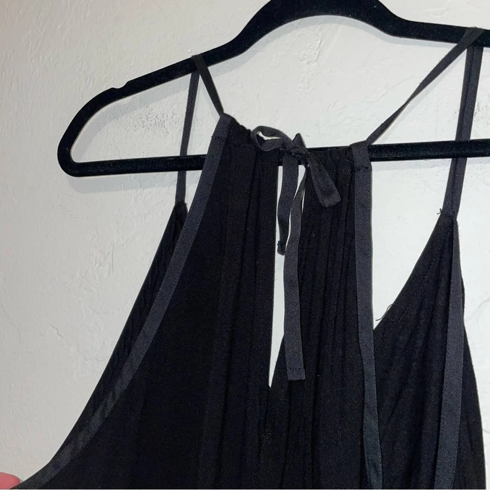Johnny Was Calmé V-Neck Tie Back Maxi Dress (XS)