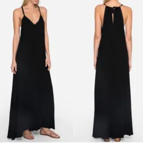 Johnny Was Calmé V-Neck Tie Back Maxi Dress (XS)