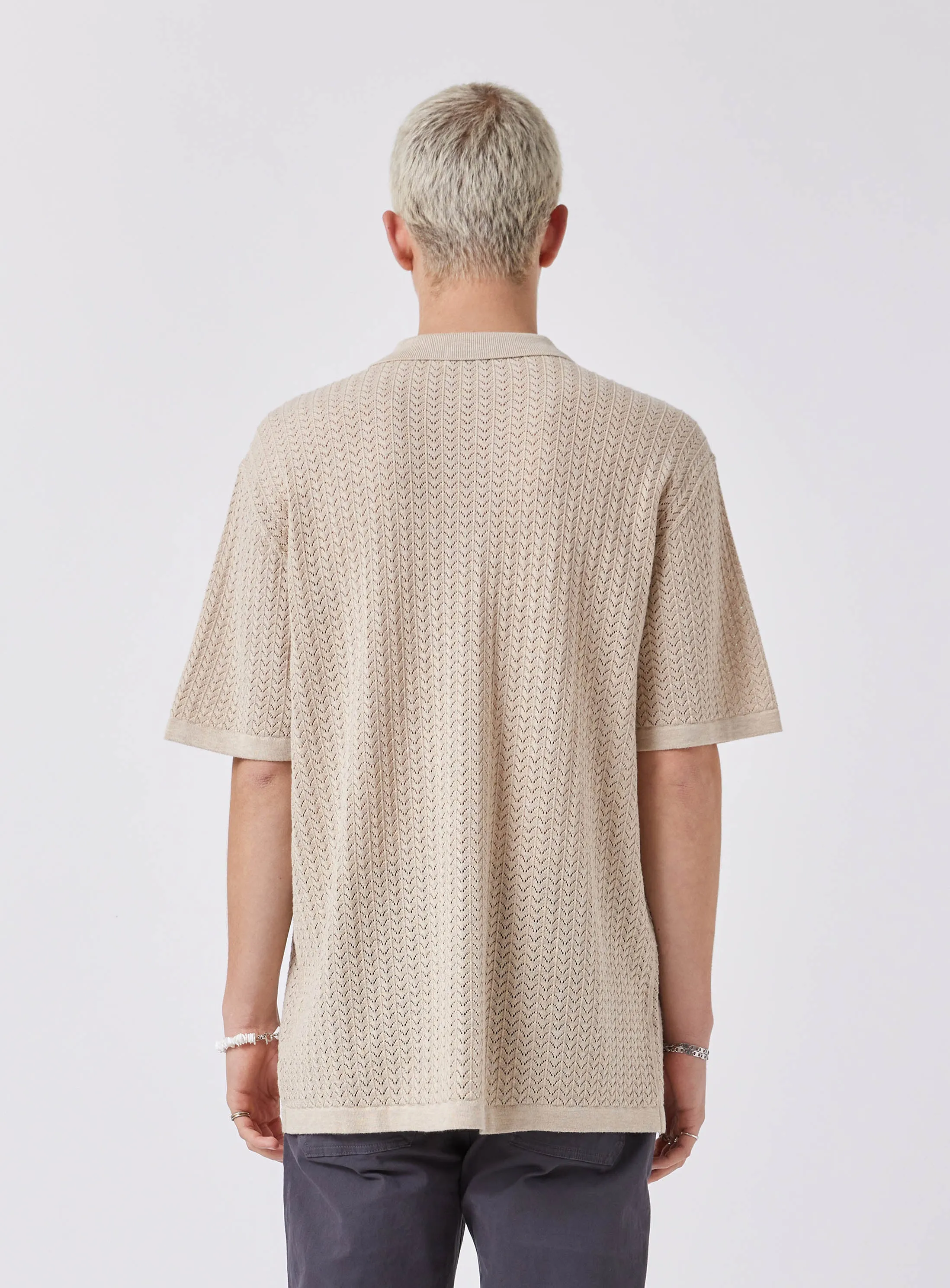 Knitted Polo Sand
