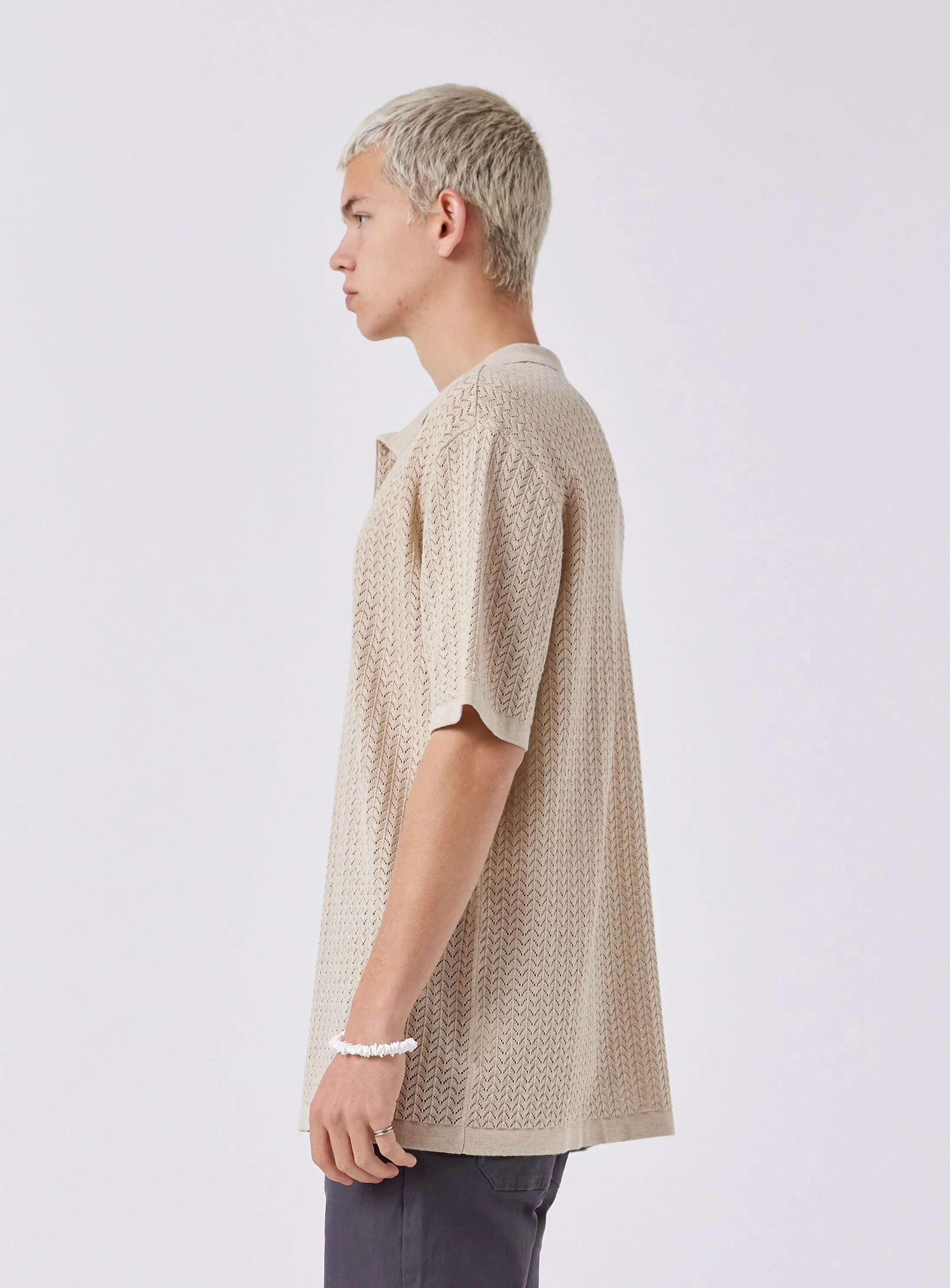 Knitted Polo Sand