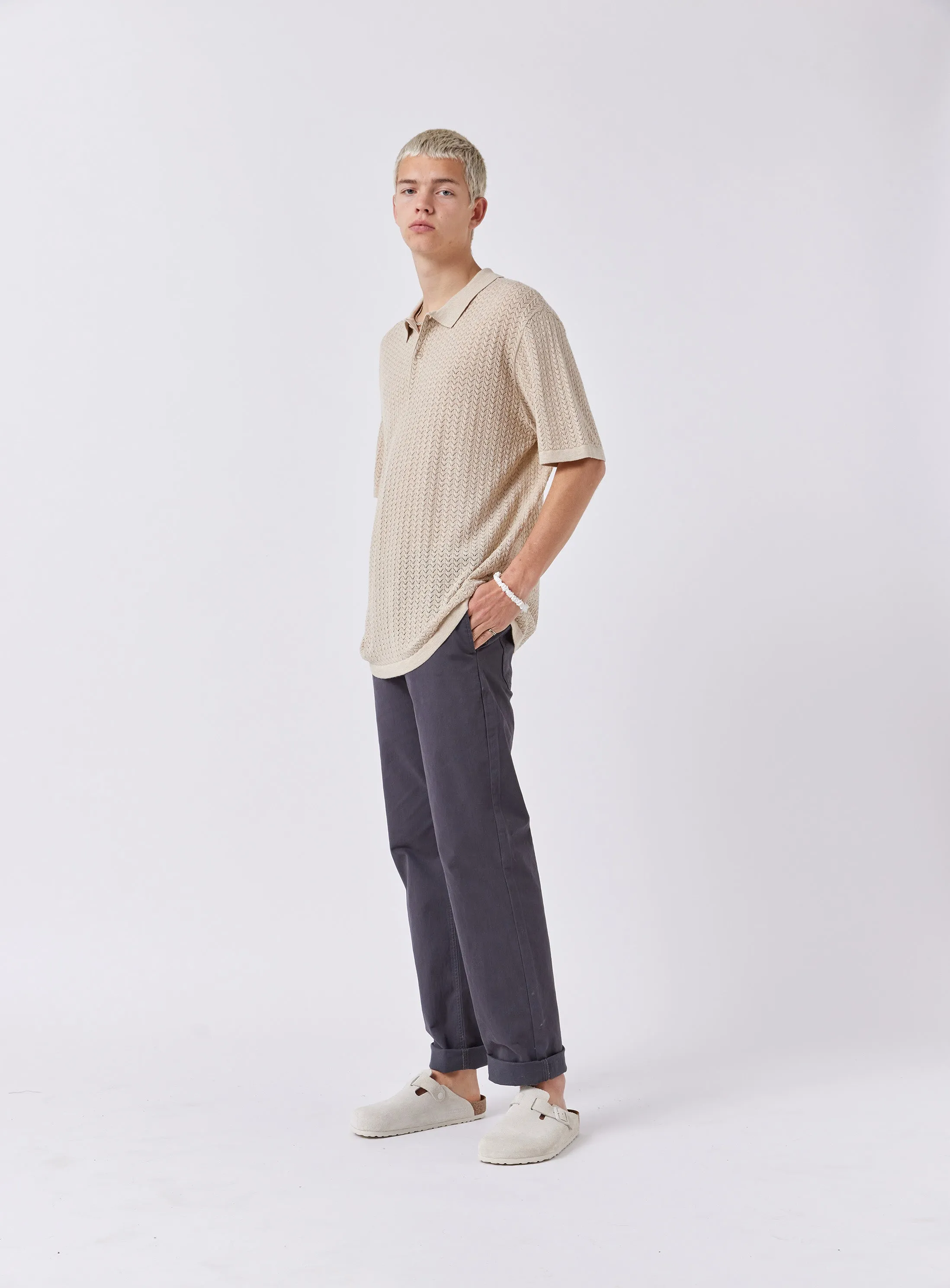 Knitted Polo Sand