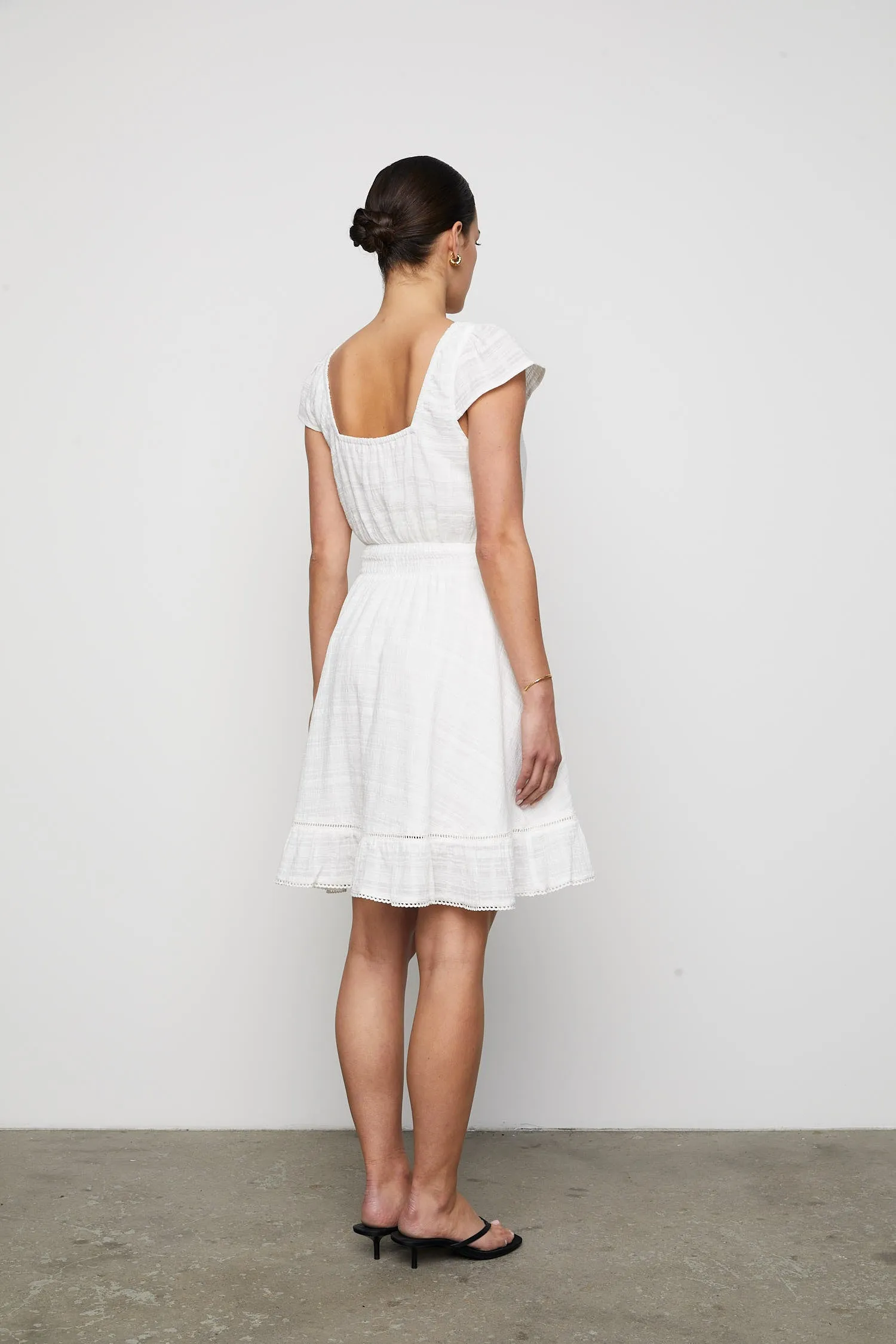 Melia Dress - White