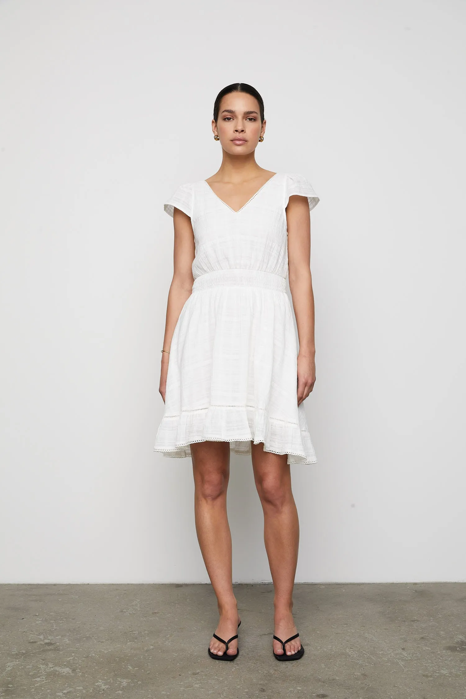 Melia Dress - White