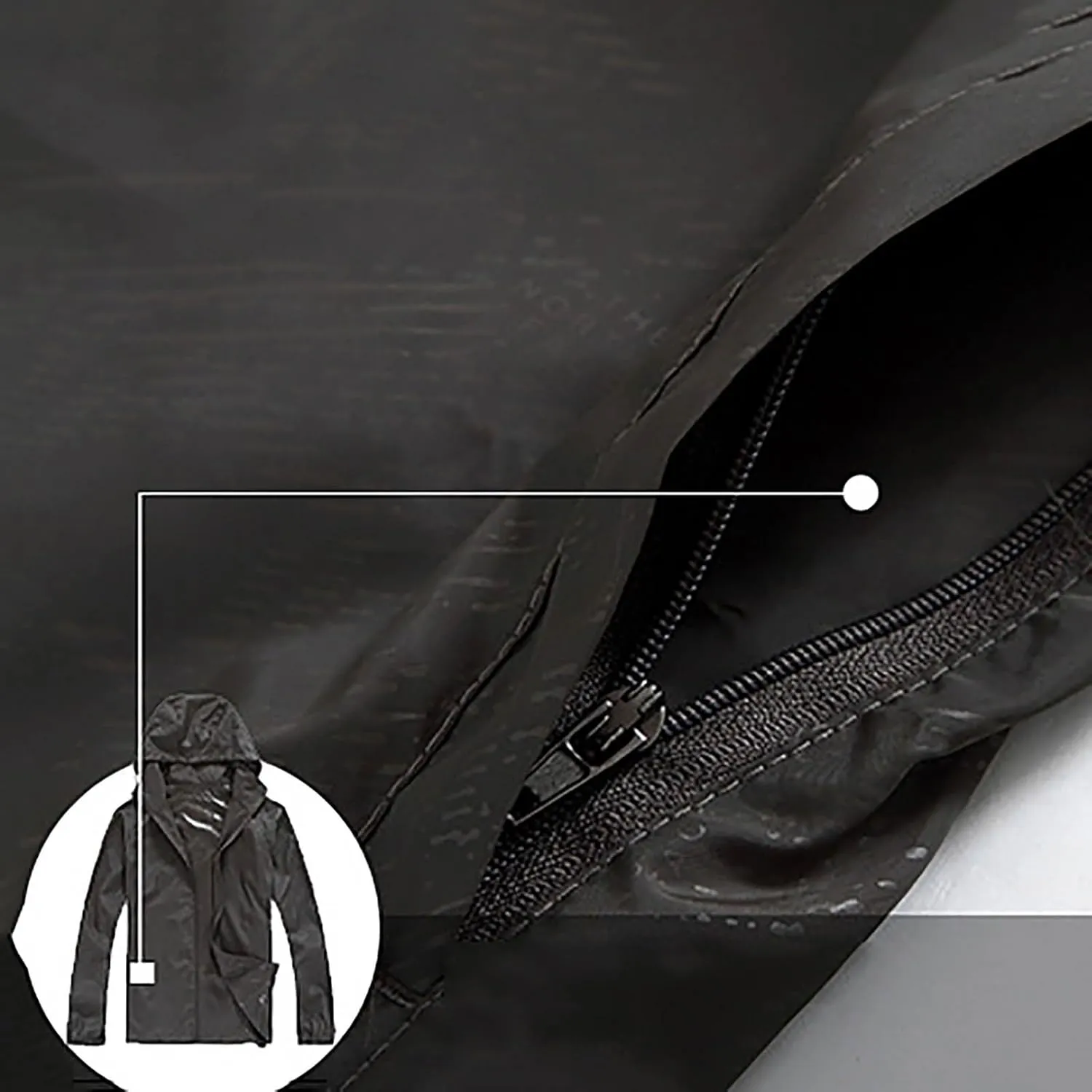 Men & Women Full Zip Sun Protection Jacket Lightweight Breathable Packable Cycling Hoodie Outdoor Athletic Clothing