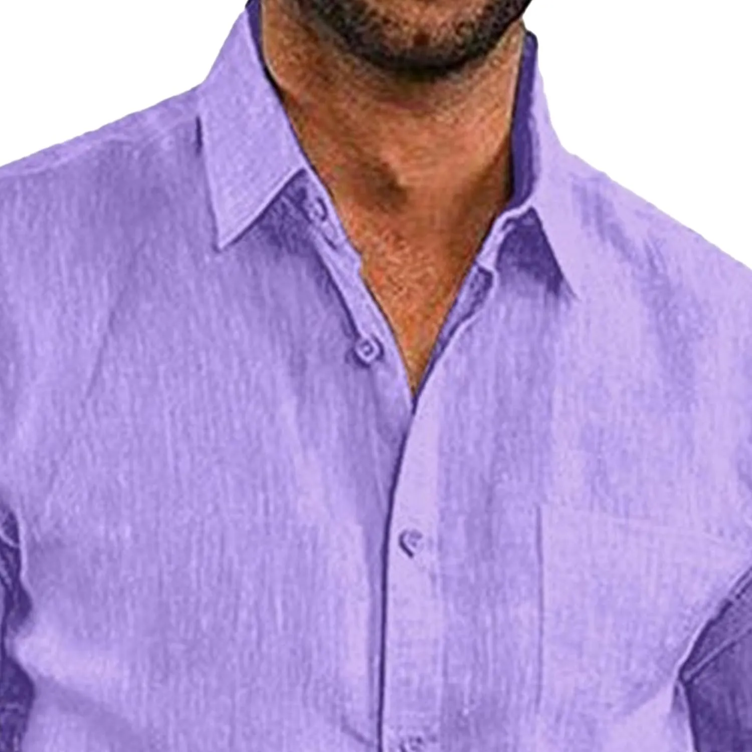 Men Single Breasted Casual Street T Shirt Solid Lapel Daily Cardigan Tops Summer Classic Breathable Beach Shirts