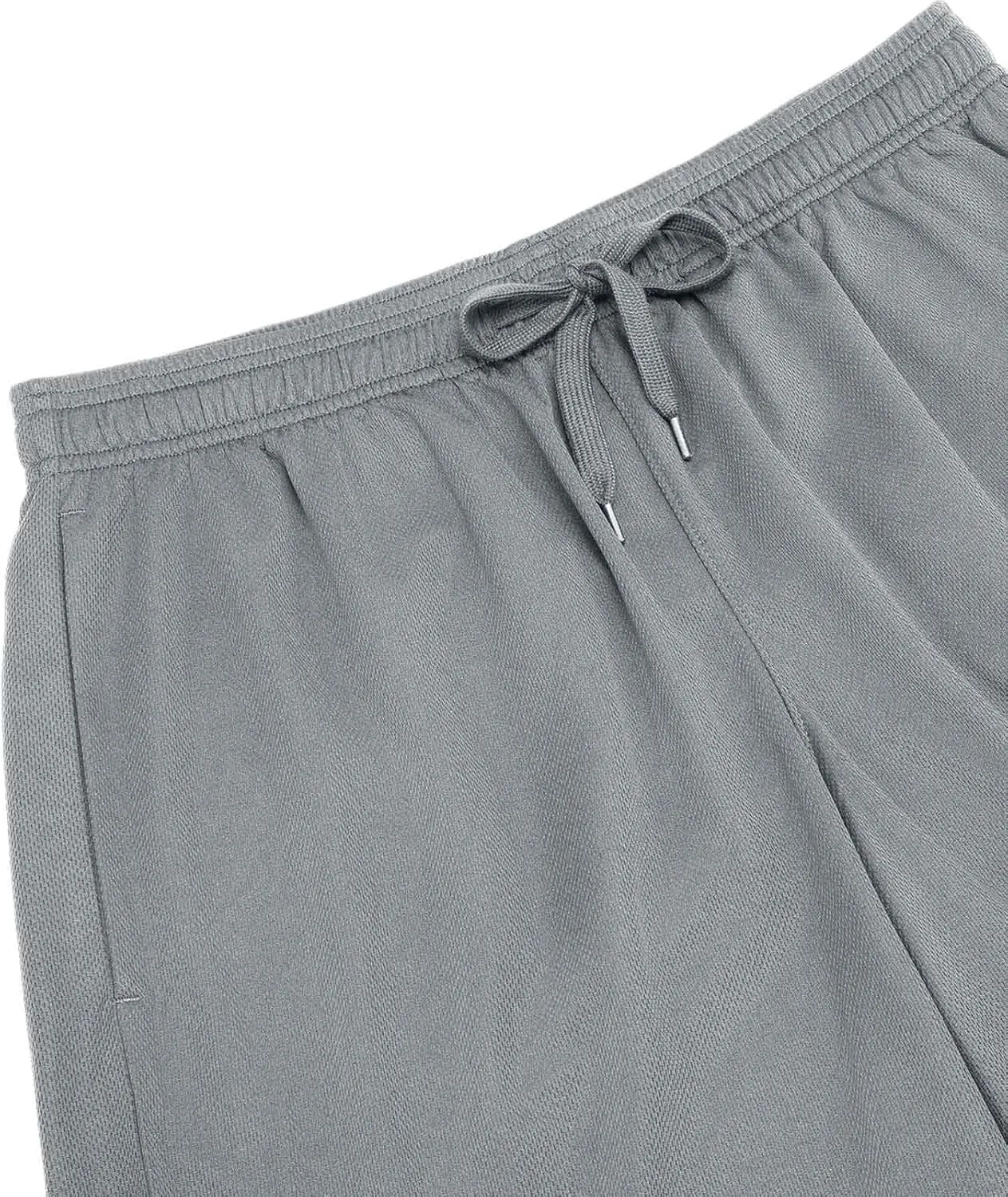 Mens Gym Shorts Athletic Lightweight Performance Quick Dry Shorts with Elastic Waist 5 Pack