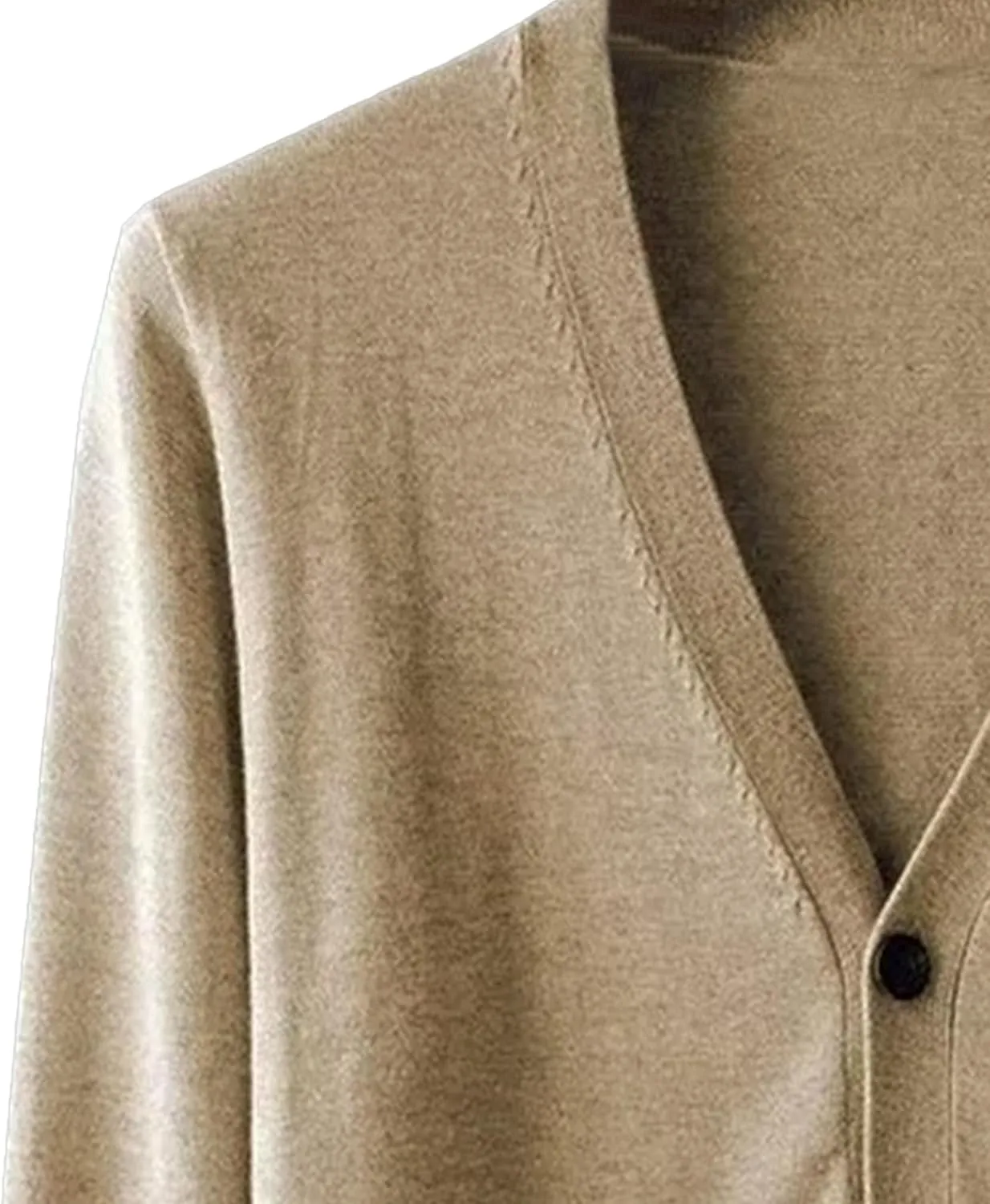 Mens Lightweight Sweater V-Neck Jacket Breathable Buttons Knited Cardigan Comfortable Soft Outerwear