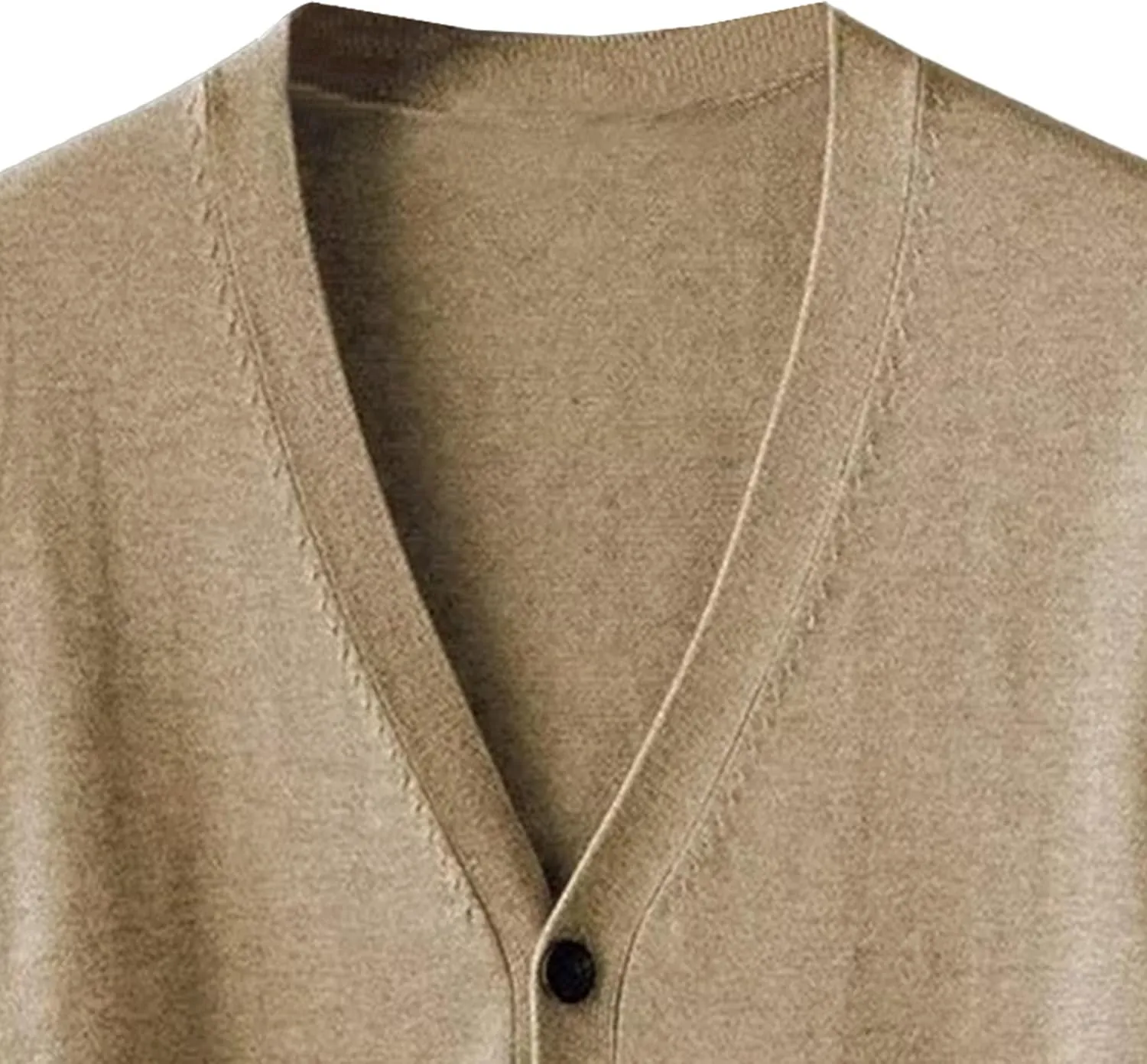 Mens Lightweight Sweater V-Neck Jacket Breathable Buttons Knited Cardigan Comfortable Soft Outerwear
