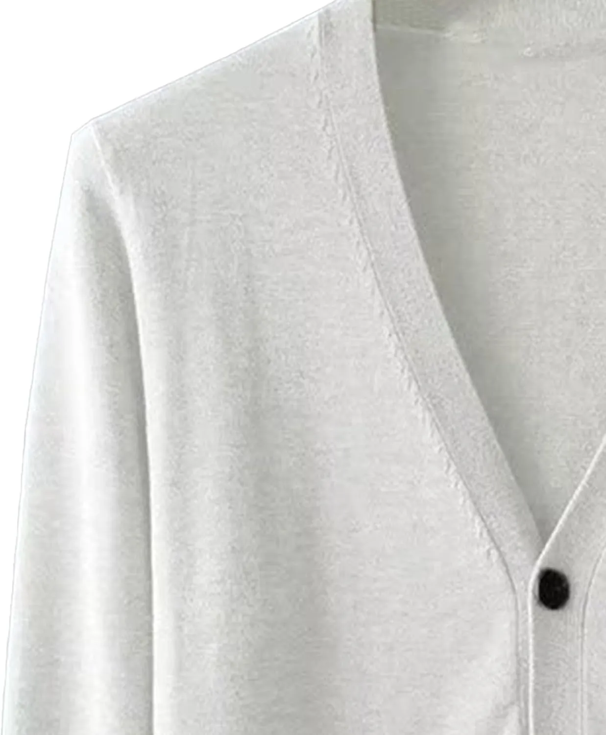 Mens Lightweight Sweater V-Neck Jacket Breathable Buttons Knited Cardigan Comfortable Soft Outerwear