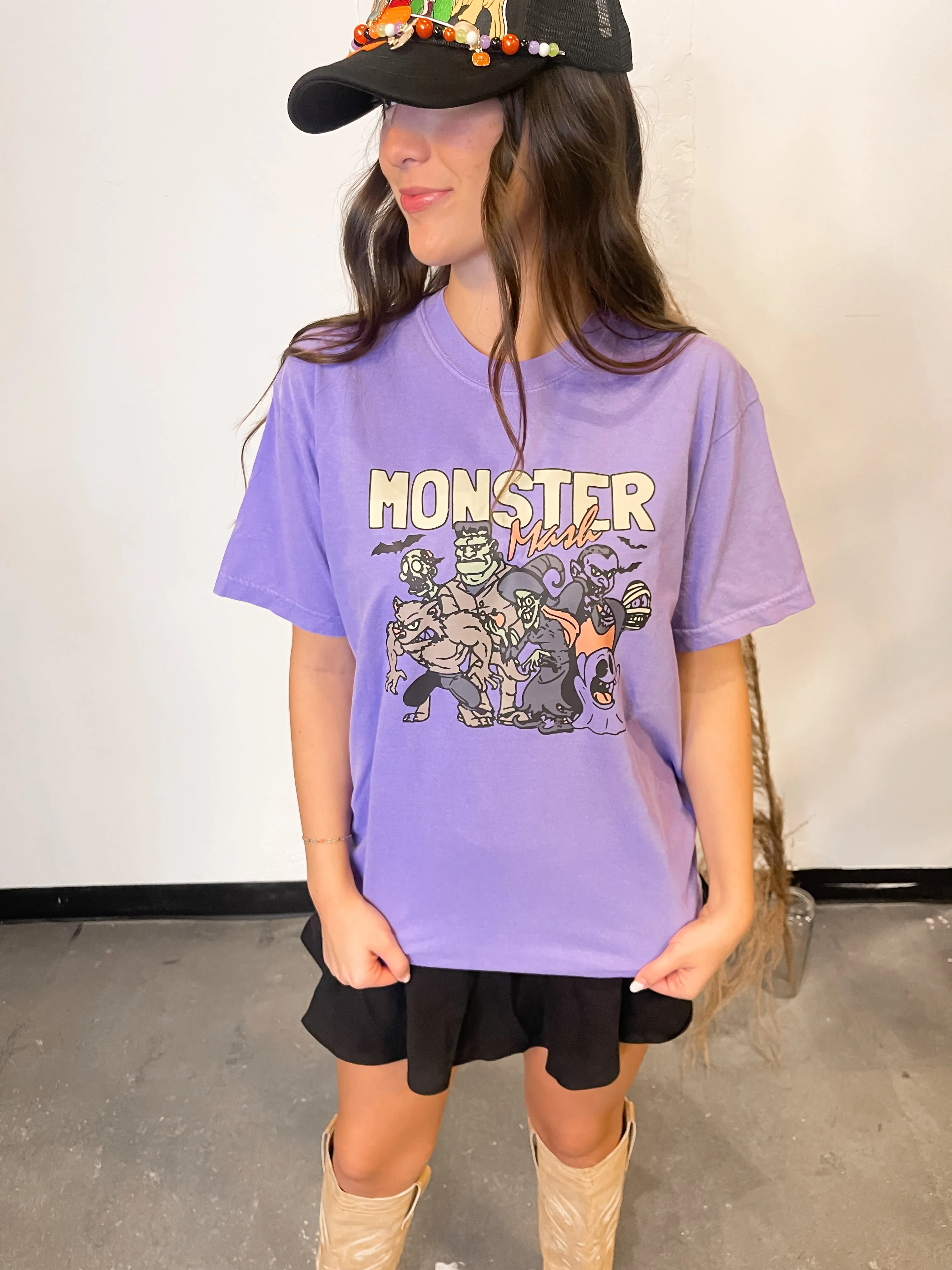 Monster Mash Graphic Tee | Purple