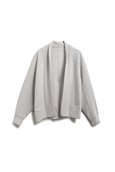 Open Front Cropped Kimono Cardigan