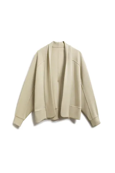 Open Front Cropped Kimono Cardigan