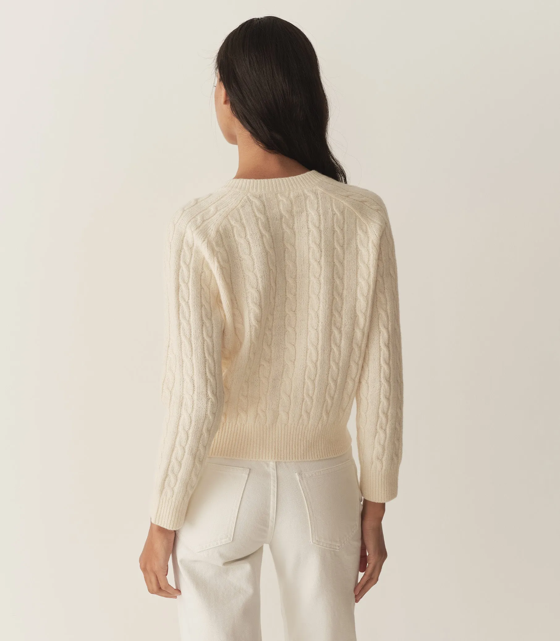 Penrose Cardigan in Sea Salt