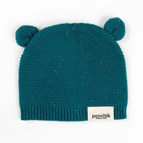 Ponchik Babies   Kids Bear Beanie Hat Warm Winter Baby - Jewel