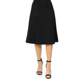 Ponti Ivee Aline Skirt: Black 27"
