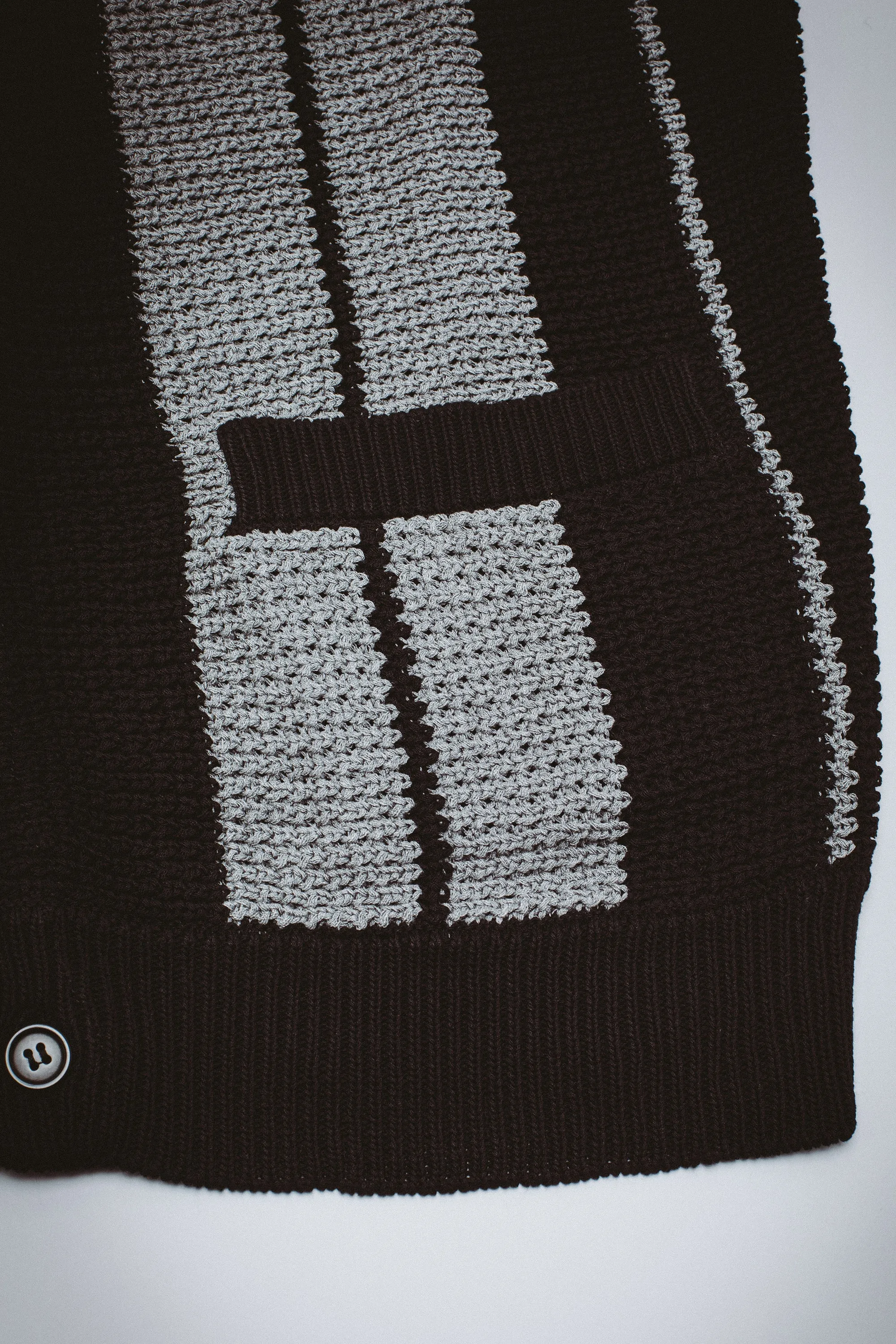 School Striped Cardigan Sweater