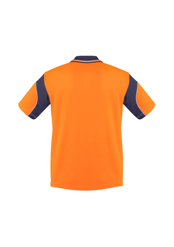 SYZMIK ZH248 - MENS HI VIS AZTEC POLO - S/S