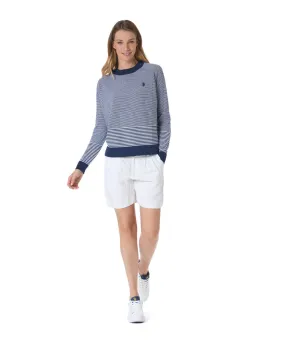 US POLO WOMEN STRIPPED COTTONE PULLOVER