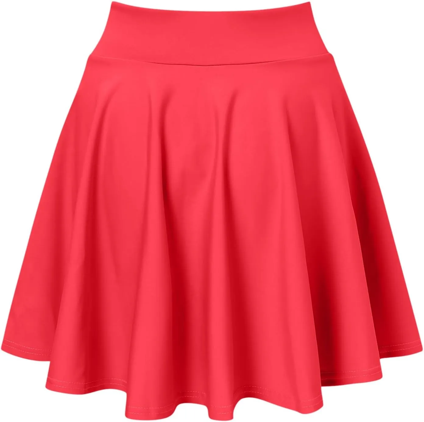 Women's Casual Basic Versatile Stretchy Waist Skirt Flared Pleated Mini Skater Skirt Sexy Club Y2k A-line Skirt