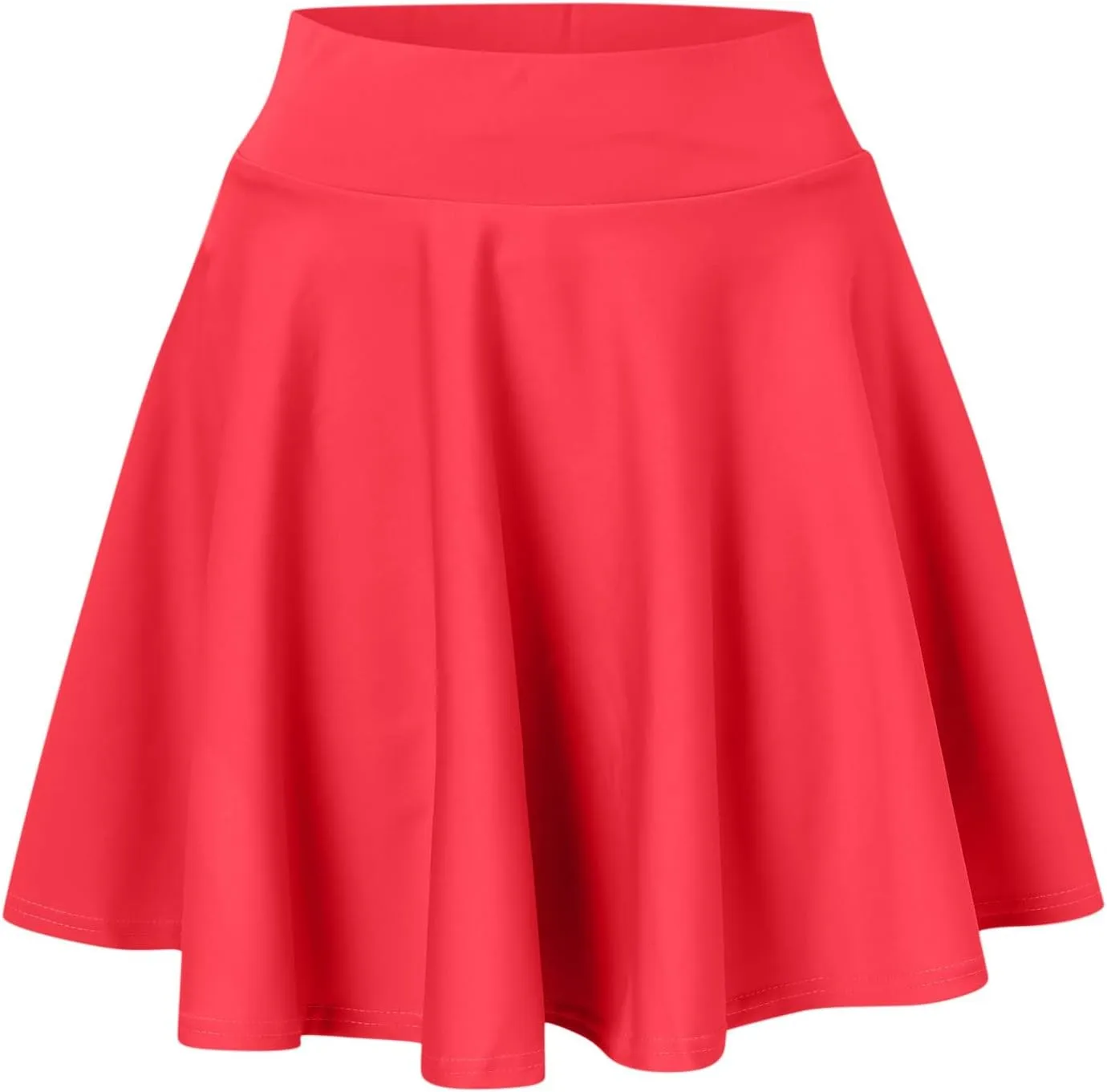 Women's Casual Basic Versatile Stretchy Waist Skirt Flared Pleated Mini Skater Skirt Sexy Club Y2k A-line Skirt