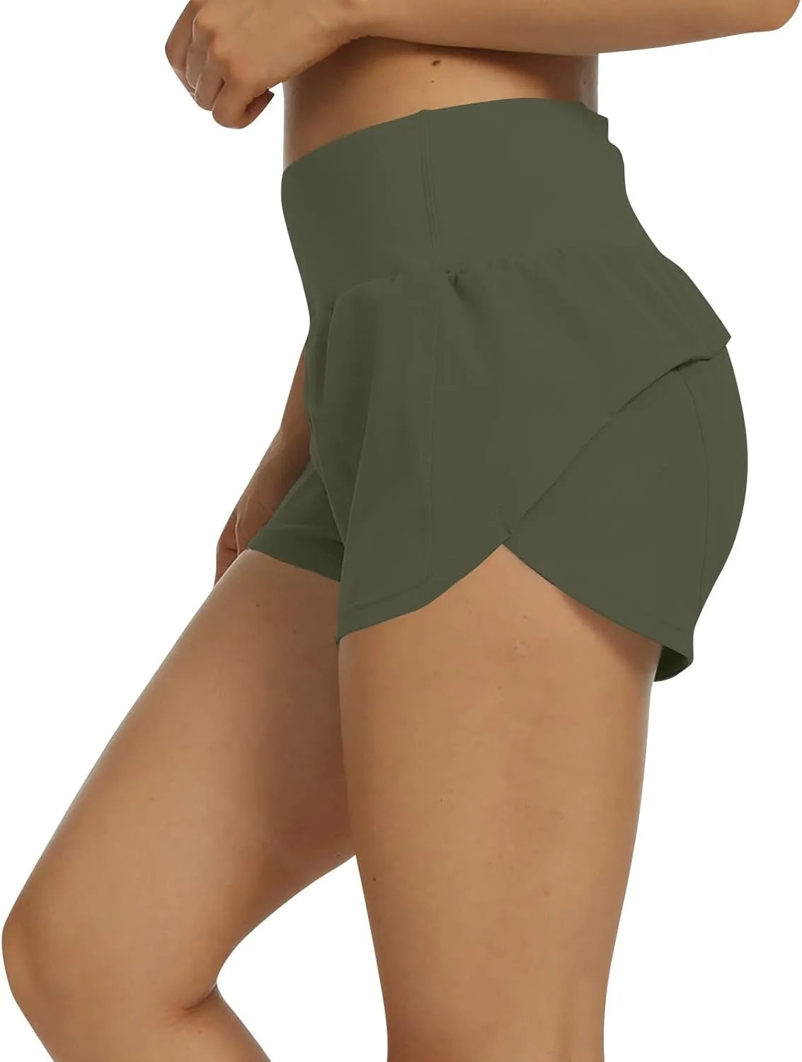 Workout Shorts Women Summer Comfy Quick Dry High Waisted Pull On Shorts Cute Gym Hiking Loose Light Weight Short Pants